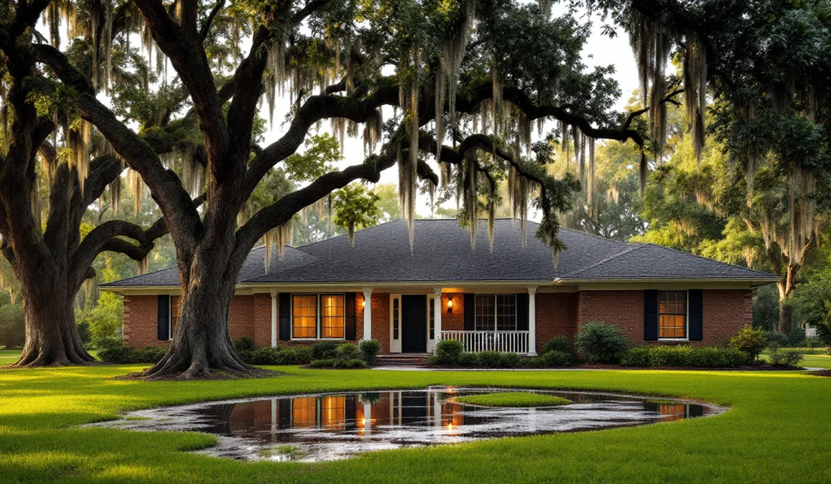Home and yard in Mandarin, Florida