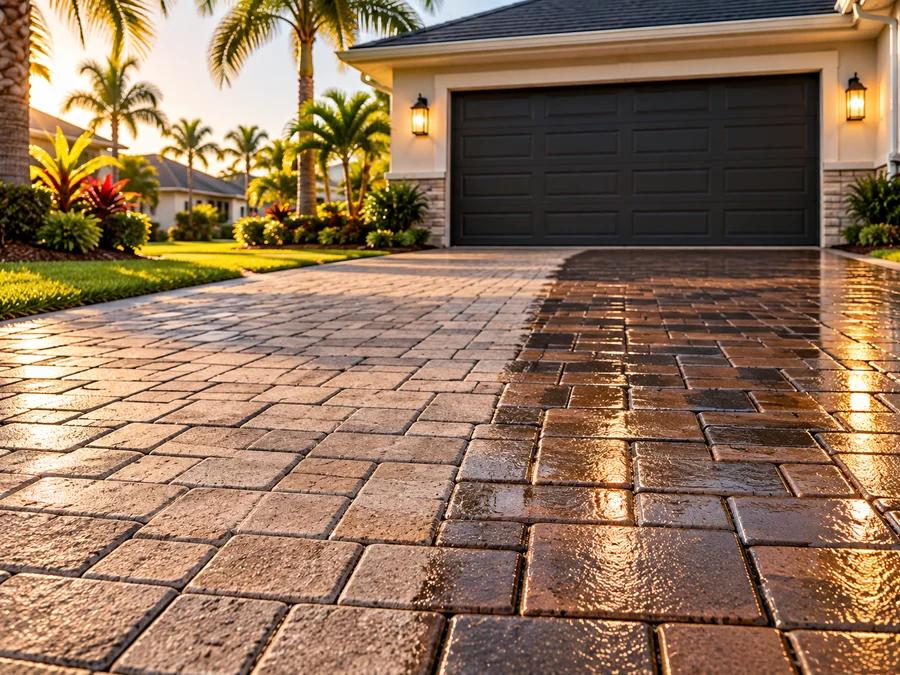 Paver Cleaning & Sealing in Jacksonville